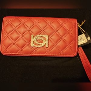 Bebe Quilted Wristlet Wallet by Isabelle new